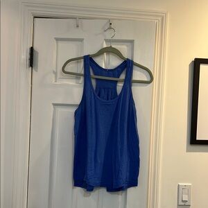 Lululemon Athletica Blue Sleeveless Tank Top Relaxed Fit